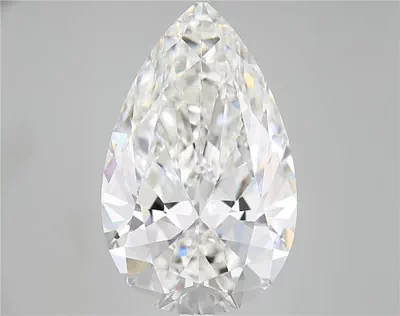 8.01ct G SI2 Rare Carat Ideal Cut Pear Diamond