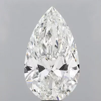 14.03ct G VVS2 Rare Carat Ideal Cut Pear Lab Grown Diamond