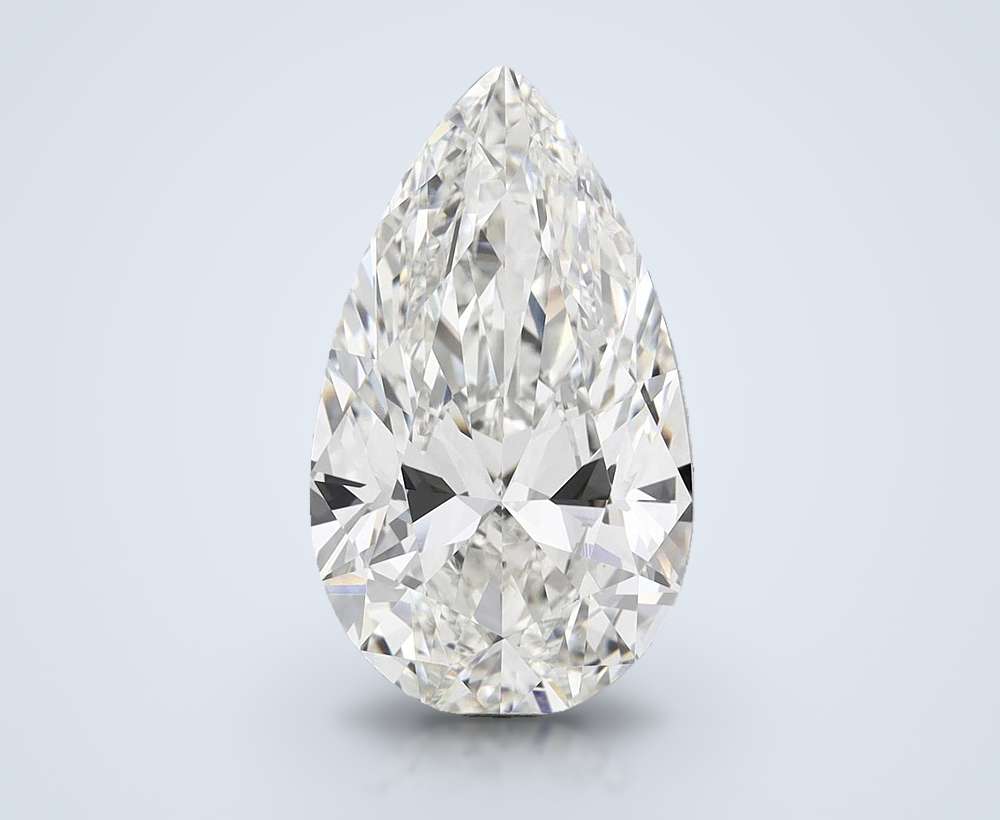 14.03ct G VVS2 Rare Carat Ideal Cut Pear Lab Grown Diamond