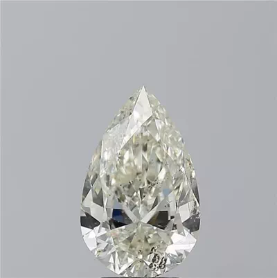 3.50ct J SI2 Rare Carat Ideal Cut Pear Diamond