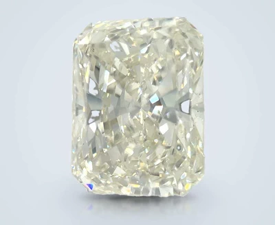 6.03ct K SI1 Rare Carat Ideal Cut Radiant Diamond