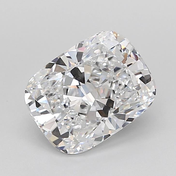 2.66ct D VVS1 Rare Carat Ideal Cut Cushion Lab Grown Diamond