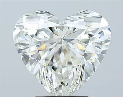 3.12ct H VVS2 Rare Carat Ideal Cut Heart Diamond