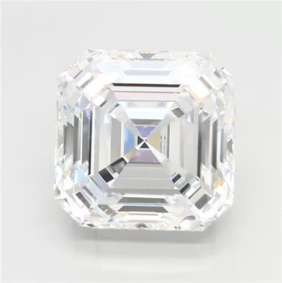 4.02ct D VVS2 Rare Carat Ideal Cut Asscher Lab Grown Diamond
