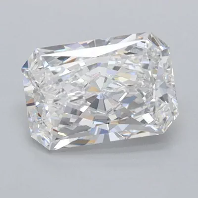 0.97ct D VVS2 Rare Carat Ideal Cut Radiant Lab Grown Diamond