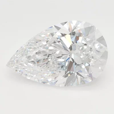 2.25ct D VVS2 Rare Carat Ideal Cut Pear Lab Grown Diamond