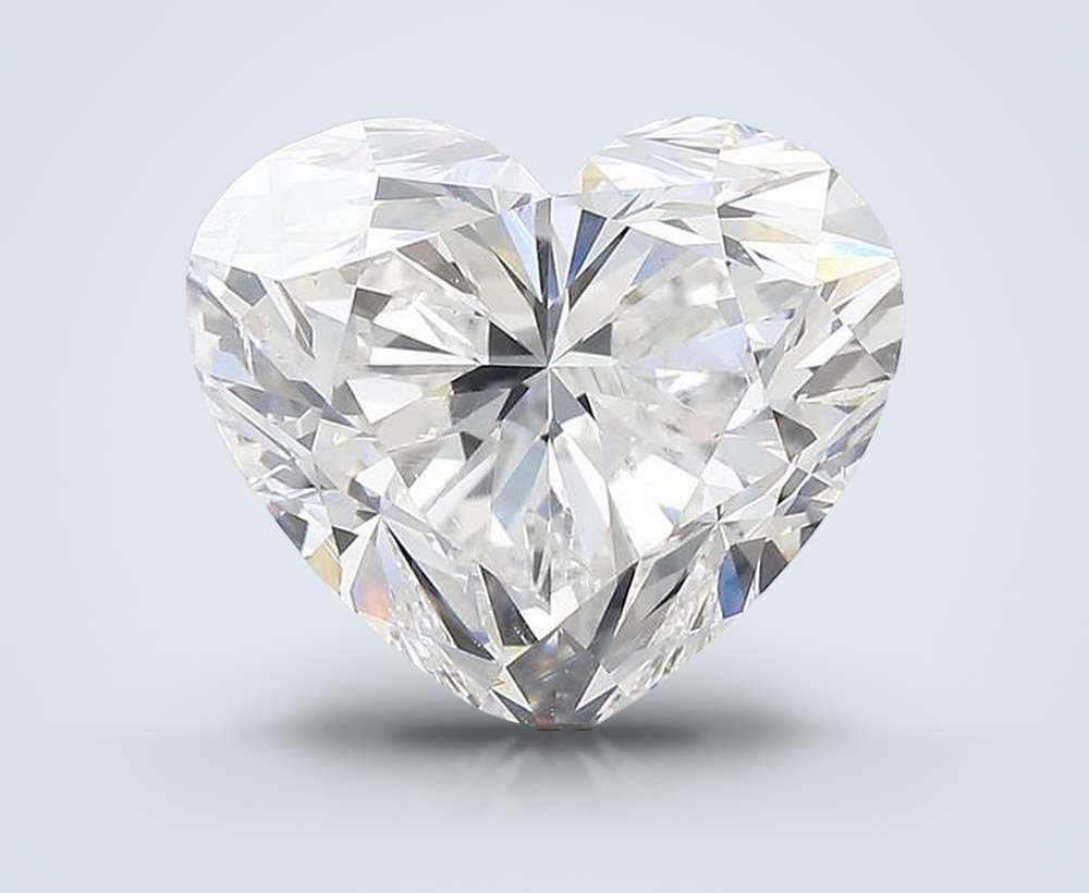 2.12ct D SI2 Excellent Cut Heart Diamond