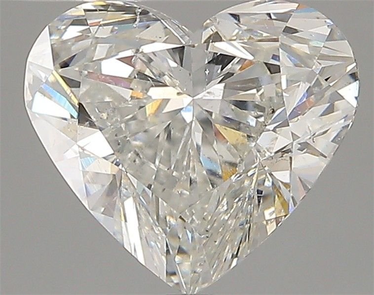 2.85ct I SI2 Rare Carat Ideal Cut Heart Diamond
