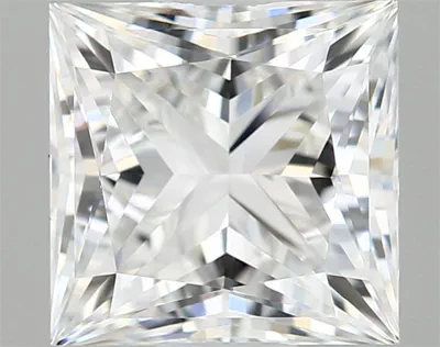 0.76ct E VVS2 Rare Carat Ideal Cut Princess Lab Grown Diamond