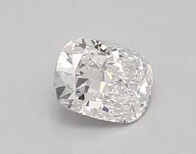 0.65ct D VVS2 Rare Carat Ideal Cut Cushion Lab Grown Diamond