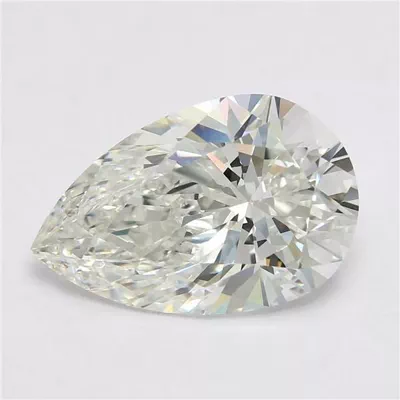 10.51ct F VS1 Rare Carat Ideal Cut Pear Lab Grown Diamond