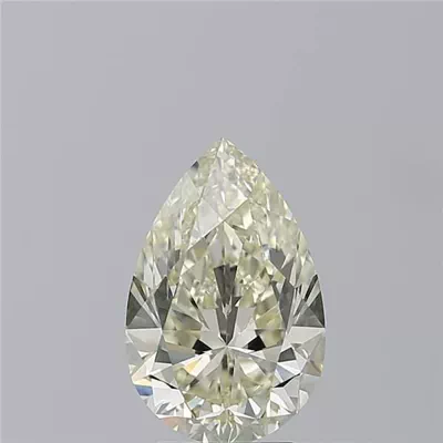 3.02ct I SI2 Rare Carat Ideal Cut Pear Diamond