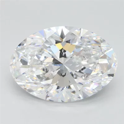 3.01ct F VS1 Rare Carat Ideal Cut Oval Lab Grown Diamond