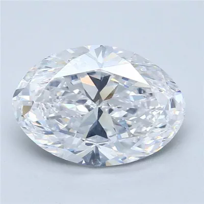 5.01ct D SI2 Rare Carat Ideal Cut Oval Diamond