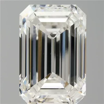 14.56ct F VVS2 Rare Carat Ideal Cut Emerald Lab Grown Diamond