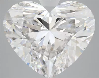 7.42ct E VS2 Rare Carat Ideal Cut Heart Lab Grown Diamond
