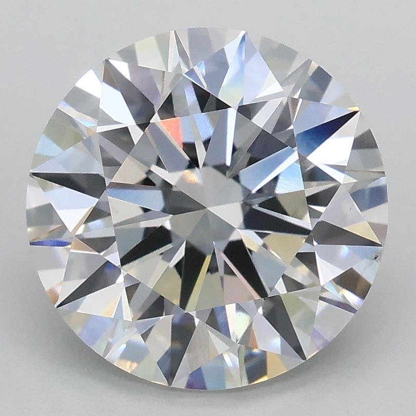 3.01ct E VS1 Rare Carat Ideal Cut Round Lab Grown Diamond
