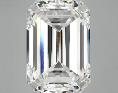 13.21ct F VVS2 Rare Carat Ideal Cut Emerald Lab Grown Diamond