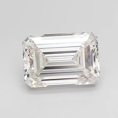 1.52ct I VVS2 Rare Carat Ideal Cut Emerald Lab Grown Diamond