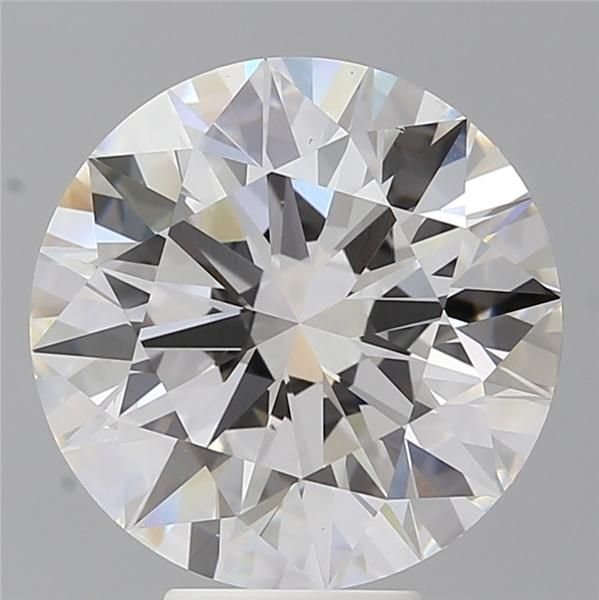 7.05ct E VS2 Rare Carat Ideal Cut Round Lab Grown Diamond
