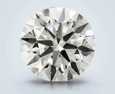 5.98ct J SI1 Rare Carat Ideal Cut Round Diamond