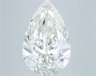 9.01ct J IF Rare Carat Ideal Cut Pear Diamond