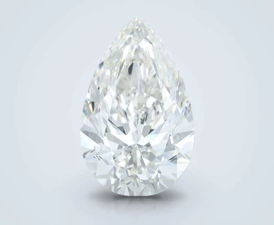 9.01ct J IF Rare Carat Ideal Cut Pear Diamond