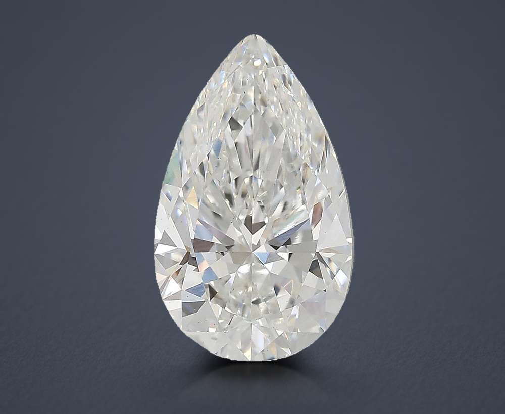 4.52ct E VS1 Rare Carat Ideal Cut Pear Lab Grown Diamond
