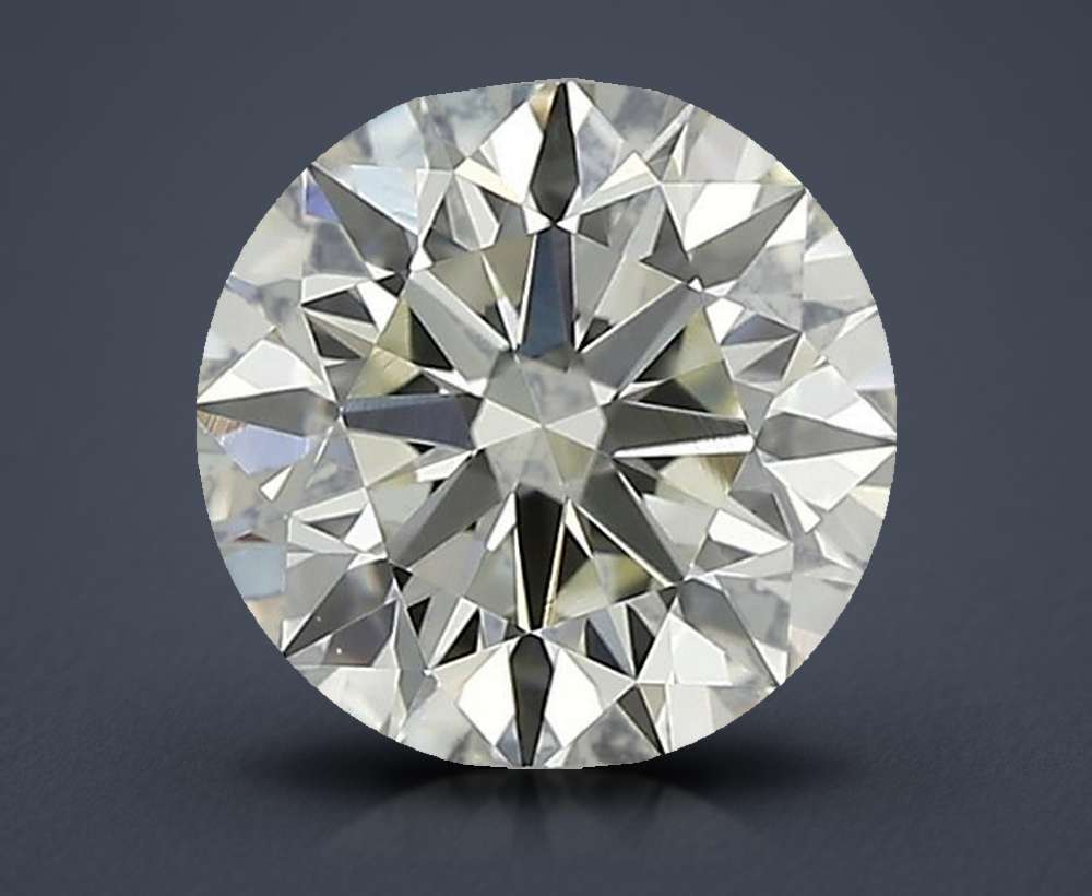 0.81ct K VVS2 Rare Carat Ideal Cut Round Diamond
