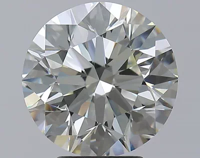 4.01ct K VVS1 Excellent Cut Round Diamond