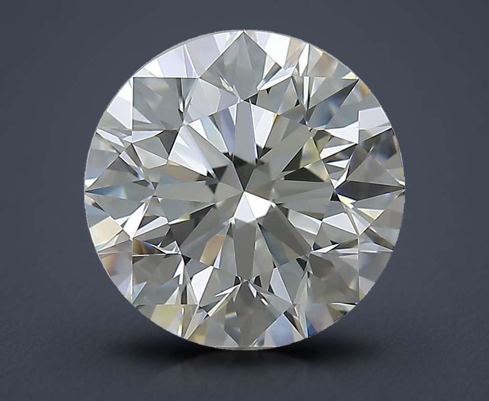4.01ct K VVS1 Excellent Cut Round Diamond