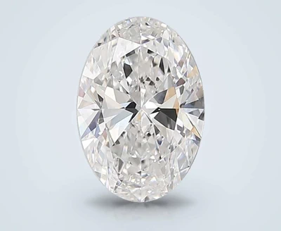 4.01ct E VVS2 Rare Carat Ideal Cut Oval Lab Grown Diamond