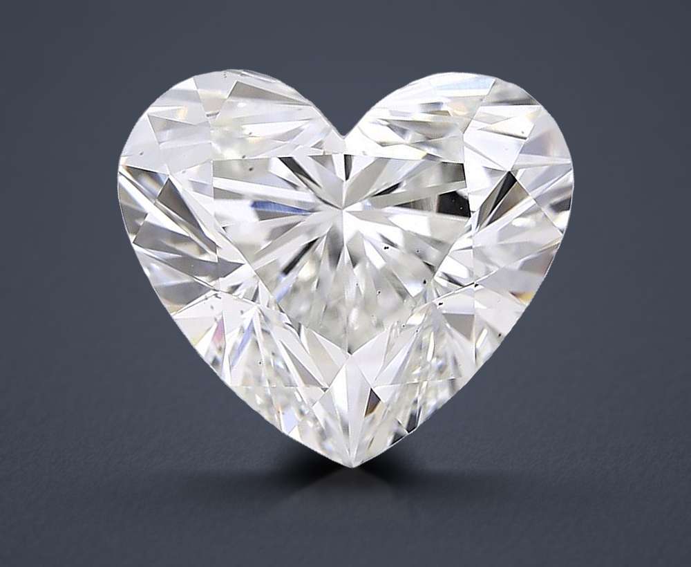 9.07ct F VS2 Rare Carat Ideal Cut Heart Lab Grown Diamond
