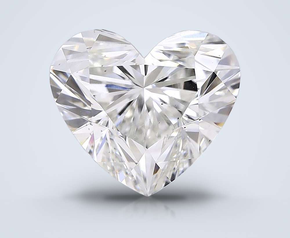 9.07ct F VS2 Rare Carat Ideal Cut Heart Lab Grown Diamond