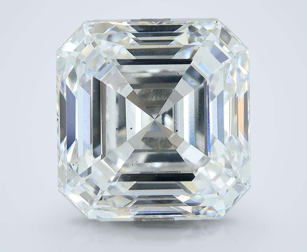 7.02ct E VS2 Rare Carat Ideal Cut Asscher Lab Grown Diamond