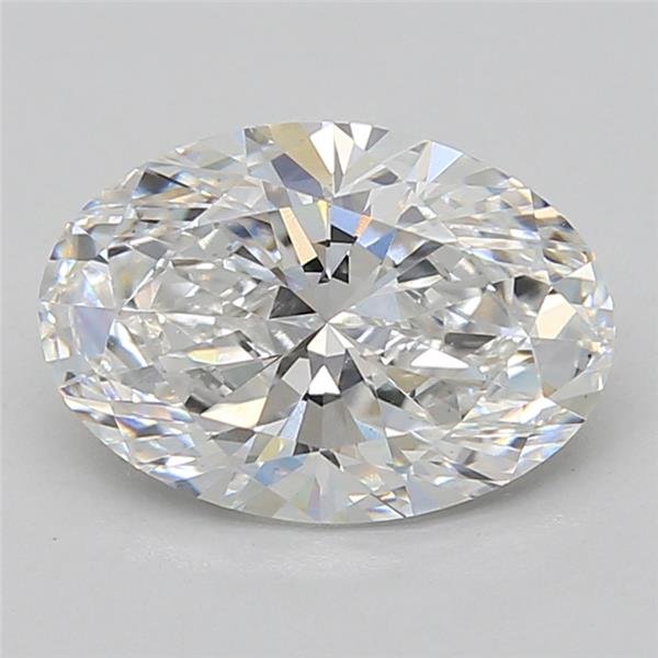 3.00ct E VS1 Rare Carat Ideal Cut Oval Lab Grown Diamond