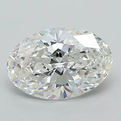1.58ct D VVS2 Rare Carat Ideal Cut Oval Lab Grown Diamond