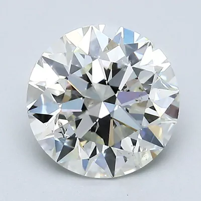 2.02ct J SI2 Rare Carat Ideal Cut Round Diamond