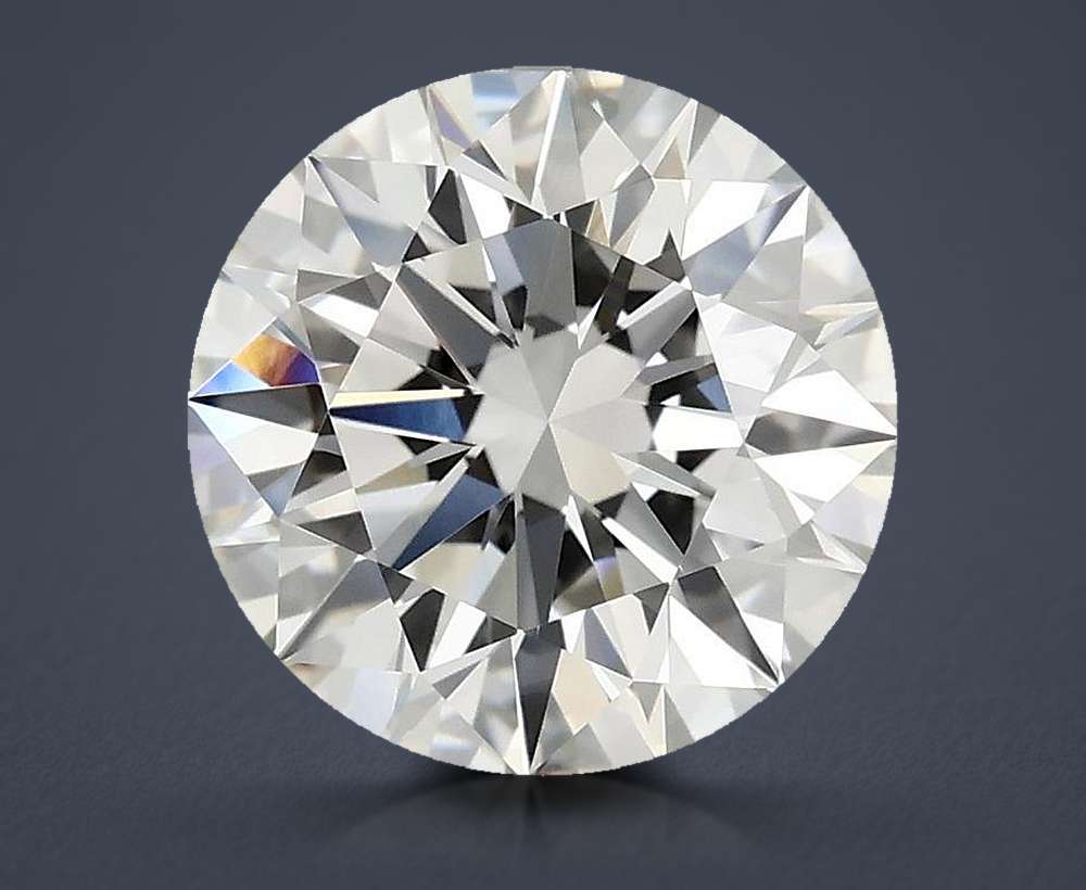 1.39ct G VVS2 Rare Carat Ideal Cut Round Lab Grown Diamond