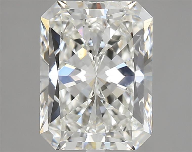 3.01ct J SI2 Rare Carat Ideal Cut Radiant Diamond