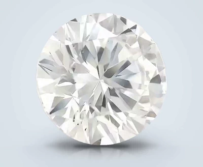 3.07ct H SI2 Rare Carat Ideal Cut Round Diamond