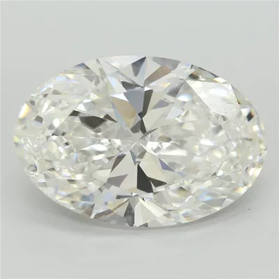9.07ct F VVS2 Rare Carat Ideal Cut Oval Lab Grown Diamond