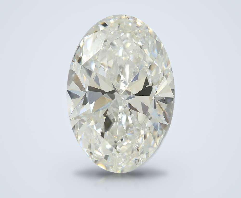 9.07ct F VVS2 Rare Carat Ideal Cut Oval Lab Grown Diamond