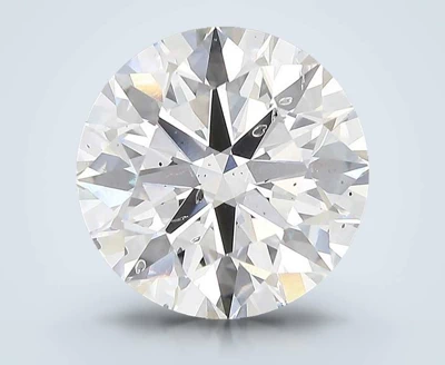 5.15ct E SI2 Rare Carat Ideal Cut Round Lab Grown Diamond