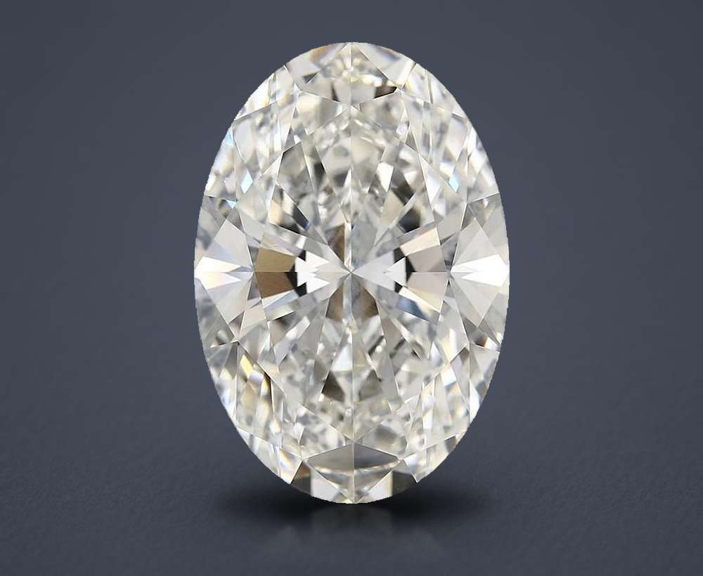 21.54ct G VVS2 Rare Carat Ideal Cut Oval Lab Grown Diamond