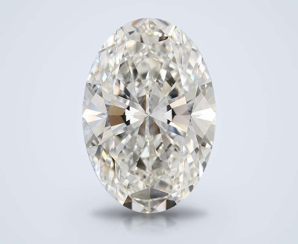 21.54ct G VVS2 Rare Carat Ideal Cut Oval Lab Grown Diamond