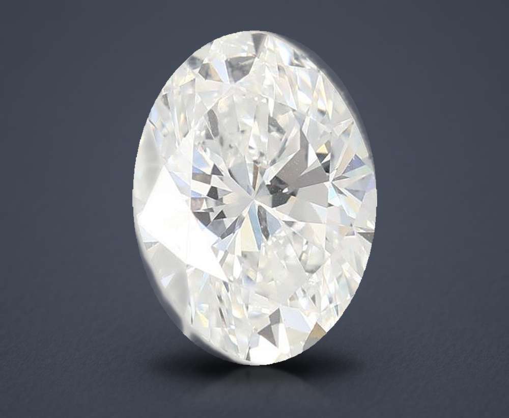 1.52ct D VVS2 Rare Carat Ideal Cut Oval Lab Grown Diamond