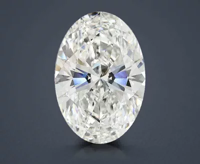 10.19ct F VVS2 Rare Carat Ideal Cut Oval Lab Grown Diamond