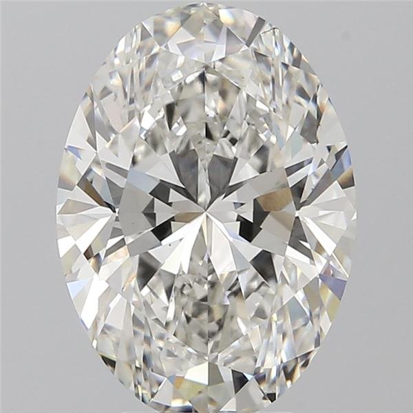 5.70ct H VS2 Rare Carat Ideal Cut Oval Lab Grown Diamond