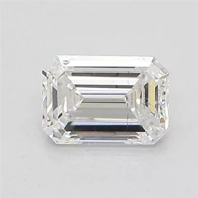 1.00ct D SI1 Rare Carat Ideal Cut Emerald Lab Grown Diamond
